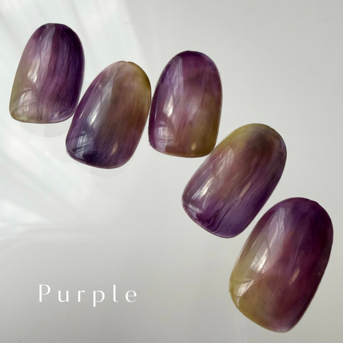 人気No.1シリーズ【18】Orchard2｜ネイルチップ ニュアンス 赤