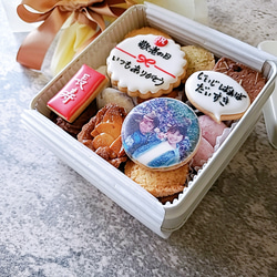 敬老の日【クッキー缶+バルーンブーケセット】 3枚目の画像