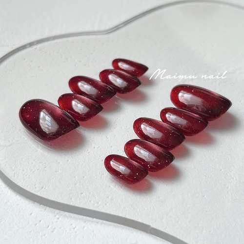 ネイルチップ オーダー さくらんぼ フラッシュ マグネット フルーツ ハートホロ ネイルチップ オーダー さくらんぼ フラッシュ マグネット フルーツ