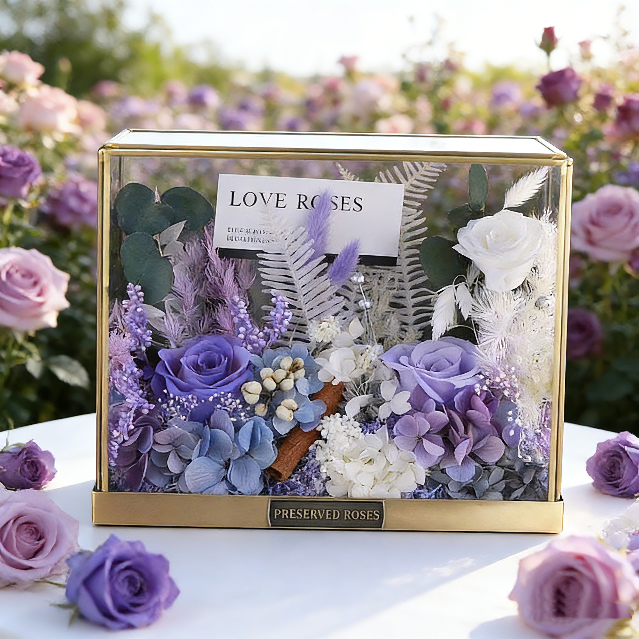 花飾り 玄関に飾る バラ 薔薇 ローズ、フランス メイラード風、プリザーブドフラワー、アレンジメント、結婚祝い 記念日