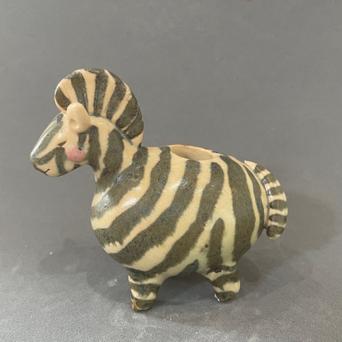 干支の置物④』シマウマ 午年 令和8年 2026 ウマ 馬 来福 玄関飾り