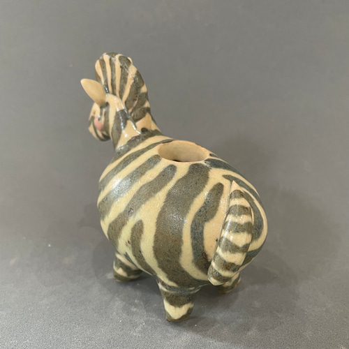 干支の置物④』シマウマ 午年 令和8年 2026 ウマ 馬 来福 玄関飾り