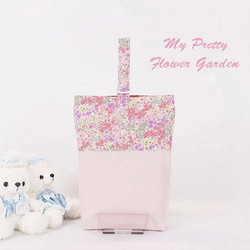 2日以内発送】 入園 入学 3点 セット 幼稚園 花柄 紫 ラベンダー