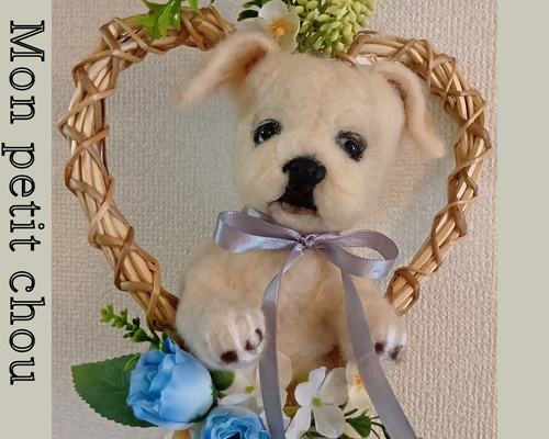 咲く花あきちゃんページ❣️キャバリアオーダー犬羊毛フェルト 咲く花あきちゃんページ❣️キャバリアオーダー犬羊毛フェルト 咲く花