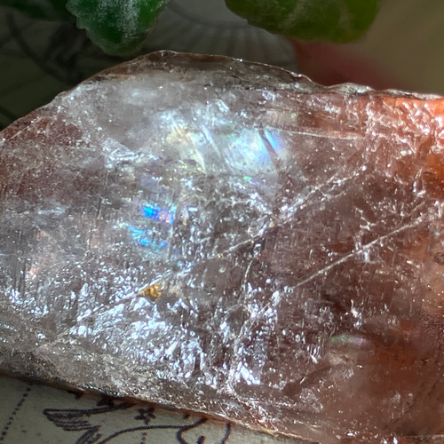 ブラジル ゴイアス州産 レッド レムリアンシードクリスタル 原石 赤