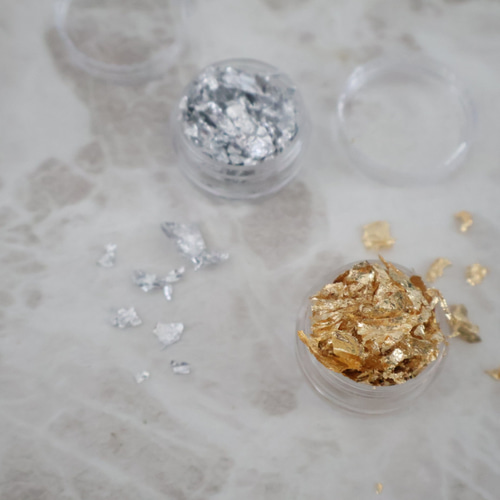 送料無料】金箔フレーク2個set 選べる3パターン 金箔 銀箔