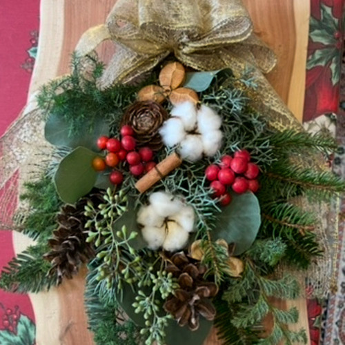 オーダーメイド】クリスマス スワッグ 40cm スワッグ Couronne