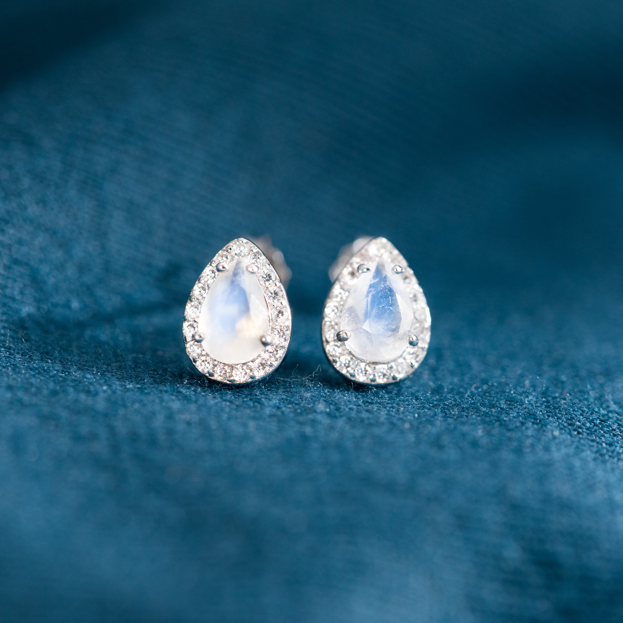 ムーンストーン シルバー925 ピアス ss247 moonstone