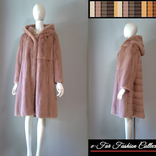 mila schön ピンク系 ロシアリス ミンク コート 毛皮 コート mila schön ピンク系 ロシアリス ミンク コート 毛皮 コート