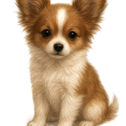 パピヨン　ドライ　Tシャツ　子犬　仔犬　DOG　フレブル　グッズ　Papillon　T-shirt 2枚目の画像