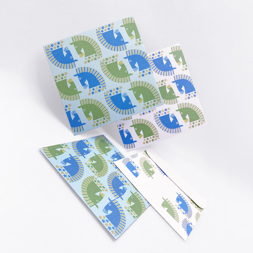 2つ折りポチ袋・お年玉袋：馬柄 ぽち袋・お年玉袋 tomato☆planet 通販