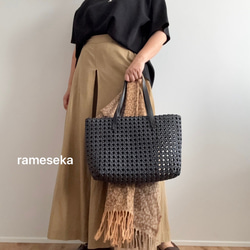 秋限定2025  お出かけかごバッグ　秋色限定4個　 1枚目の画像