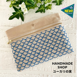 ミナペルホネン　ハンドメイド　ポーチ ミナペルホネン ハンドメイド ポーチ - メルカリ