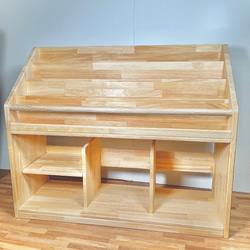 絵本棚 サイドウェーブ 本棚・絵本棚・マガジンラック Kei Crafted