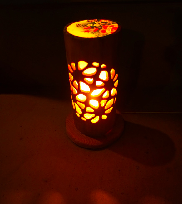 ◆竹灯り・竹あかり・竹灯籠　 ～～ 癒しの灯り ★hikari★～～ 5枚目の画像