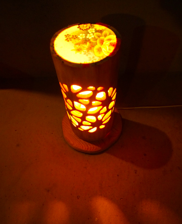 ◆竹灯り・竹あかり・竹灯籠　 ～～ 癒しの灯り ★hikari★～～ 1枚目の画像