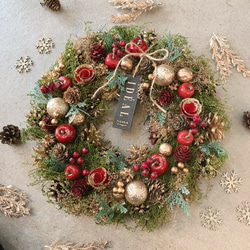 1.クリスマスリース 早割 ☆毎年飾れるクリスマスリース☆クリスマスリース ナチュラル