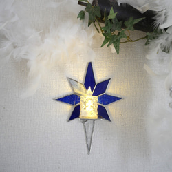 ✴︎:.｡.:水色ブルーの八角形の鏡♪ （20size/Max23） ドレッサー