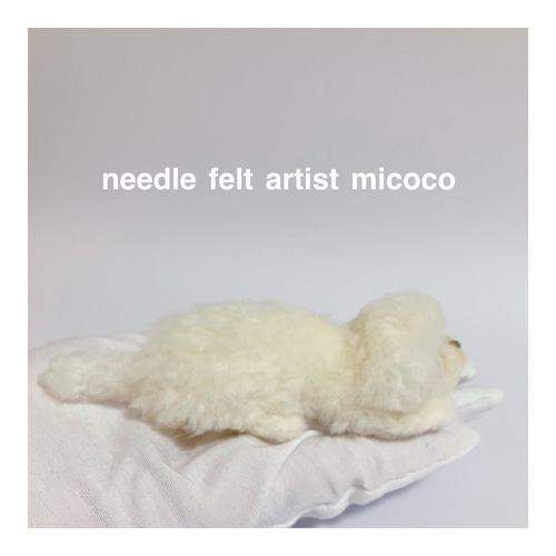 羊毛フェルト犬｜トイプー｜マルチーズ｜マルプー｜犬｜子犬｜うちの子