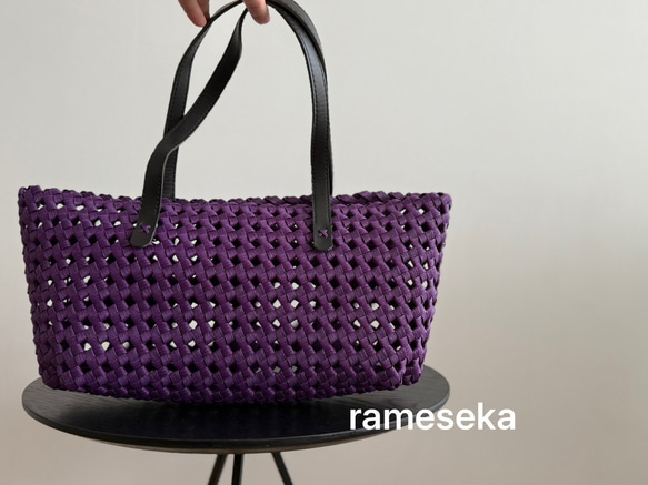 秋限定2025   気軽にお出かけかごバッグ！秋色限定5個　 9枚目の画像