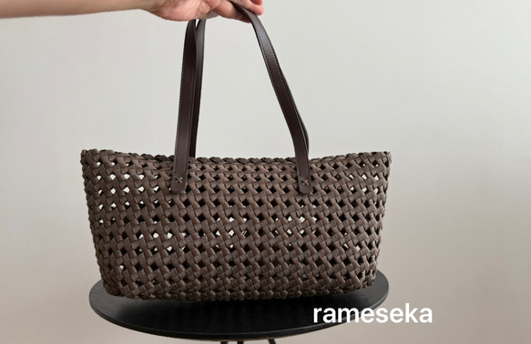 秋限定2025   気軽にお出かけかごバッグ！秋色限定5個　 2枚目の画像