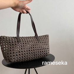 秋限定2025   気軽にお出かけかごバッグ！秋色限定5個　 3枚目の画像