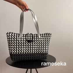 秋限定2025   ボタンで留めるかごバッグ　秋色限定8個　 4枚目の画像