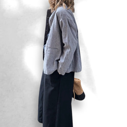 天然コットン 100％のゆる甘カーディガン ゆったり 3枚目の画像