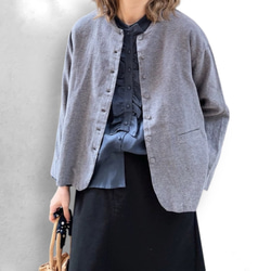 天然コットン 100％のゆる甘カーディガン ゆったり 1枚目の画像