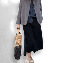 天然コットン 100％のゆる甘カーディガン ゆったり 4枚目の画像