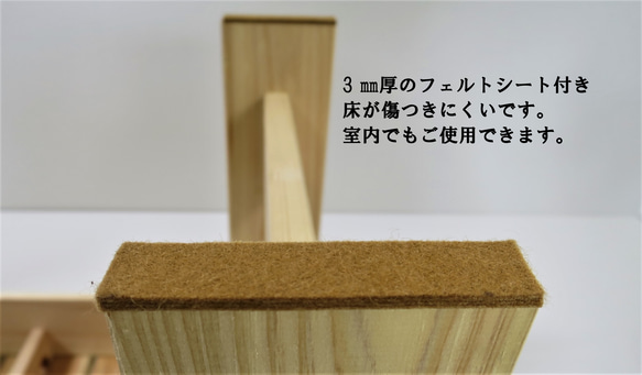 ＜限定品＞ピンクの麻の葉柄の畳縁台【ベンチ】 5枚目の画像