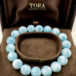 専用ページ　　ミヤ様　　高品質　ラリマーブレスレット　鑑定書付き 鑑別書付き】ラリマー8.5mm ブレスレット （No,112） ブレスレット