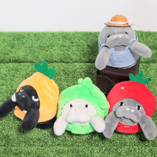 受注製作◎おやさいずきん（レタス）単品／マナティーさんぬいぐるみ