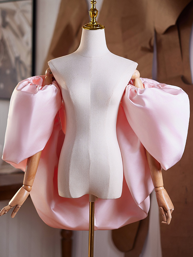 ケープ ピンク 高級感 DIY 肩飾り ドレスアクセサリー パーティー ウェディングドレス DTY330