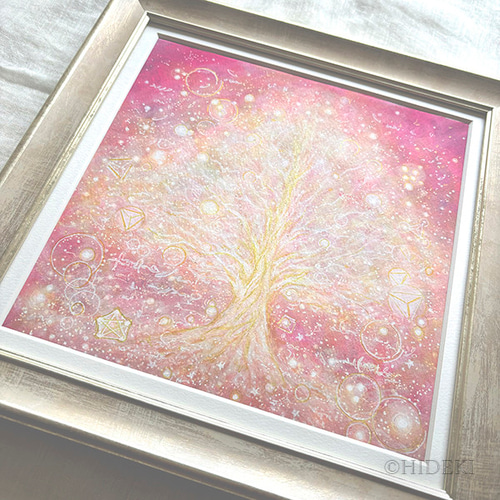 “私の中の心の光”/アクリル抽象画 /原画 3338bd07fdb0b8a9e4f67191833145