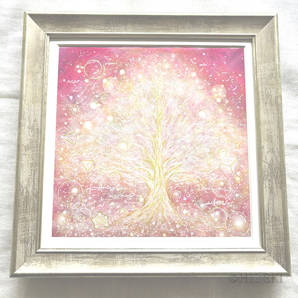 セフィロト（生命の樹）ハンドメイドパステル画　絵画アート原画 セフィロト（生命の樹）ハンドメイドパステル画 絵画アート原画