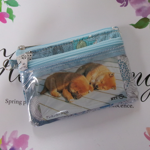 小さなサイズのダブルファスナーポーチ リバティ・スモールスザンナ