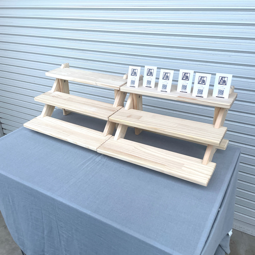 ☆マルシェ用ブースセット☆【組み立て式什器 横幅45cm】刻印サービス