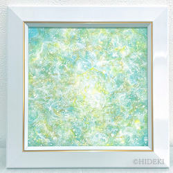 抽象画ヒーリングパステルアート『光のダンス』パステル画 絵画 HIDEKI