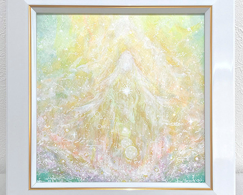 ヒーリングアート抽象画｜Blessing of the Earth｜レムリアのヒカリ