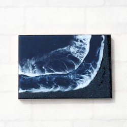 〜夜の海〜 〈レジン〉〈レジンアート〉〈海アート〉 1枚目の画像