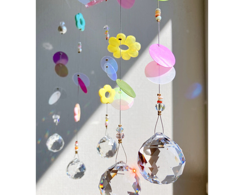 韓国ビーズのサンキャッチャー 感性インテリア 썬캐쳐 スパンコール