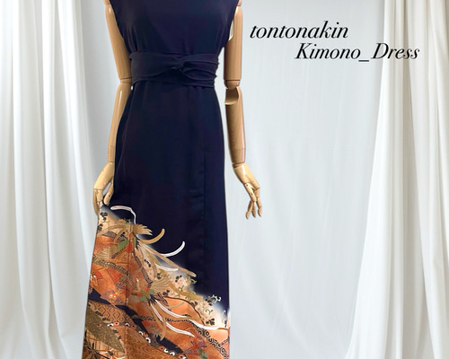 着物リメイク　留袖からロングドレス 着物リメイク 留袖からロングドレス - メルカリ