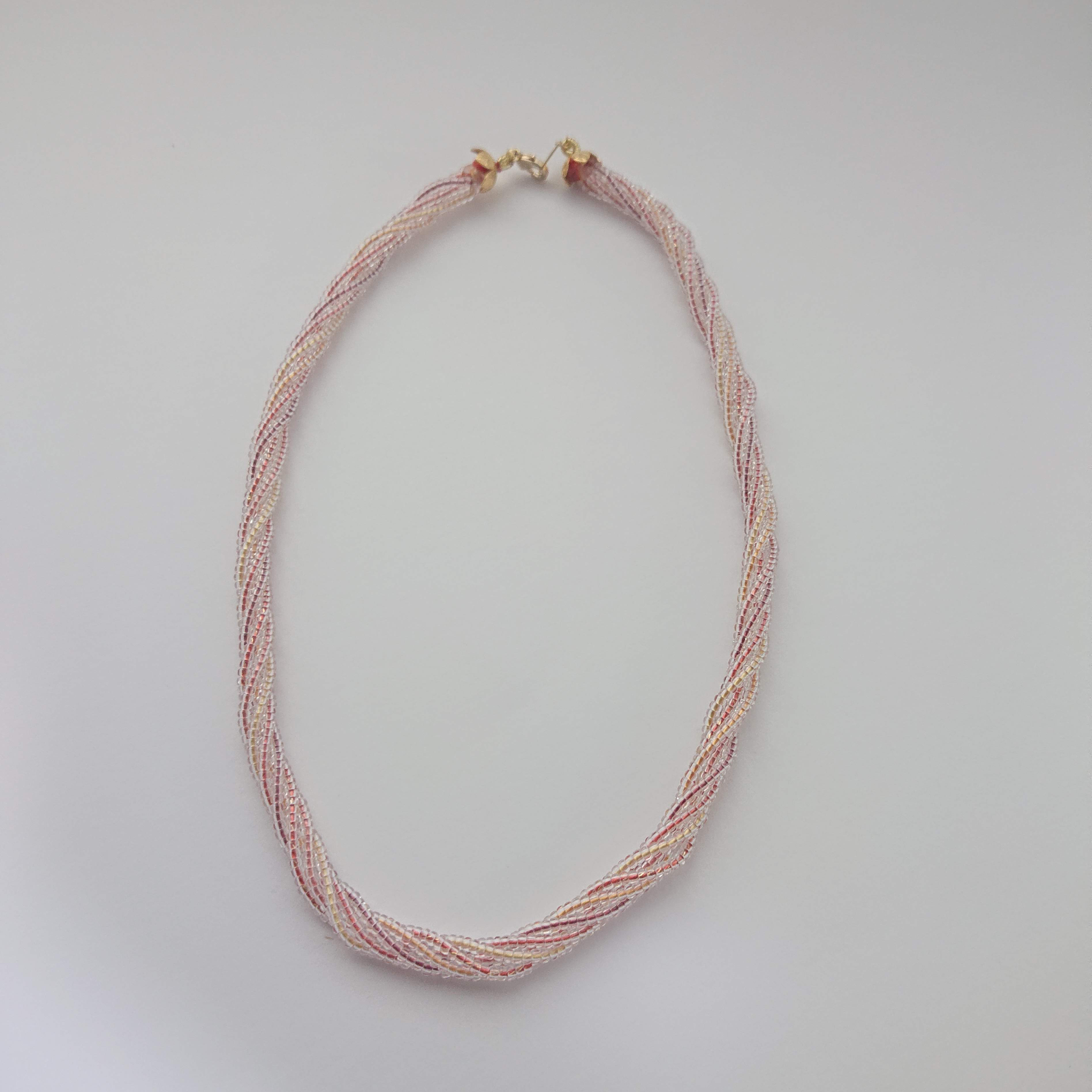 ビーズネックレス　ゆふぐれ 4,680円