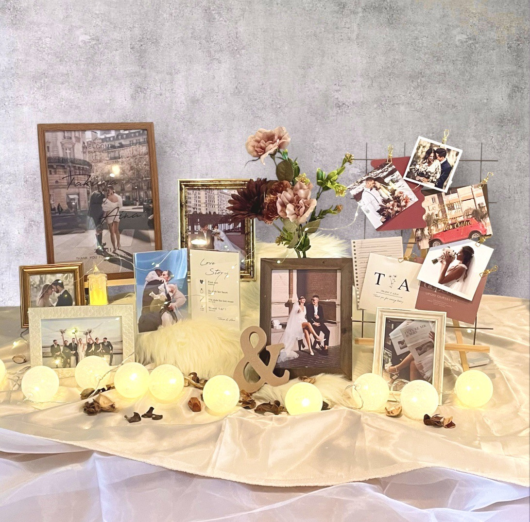 新作】秋冬婚 ウェルカムスペースセット おまとめ 装飾 小物一式