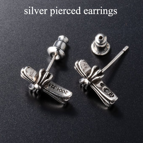 シルバー925 ピアス クロス クロスモチーフ ピアス 両耳用 十字架 32