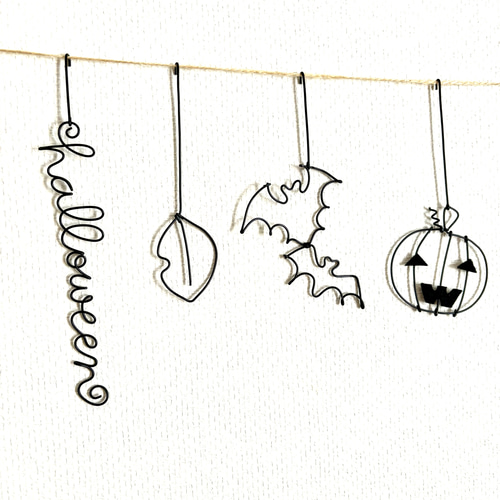 ハロウィン ワイヤークラフト ワイヤーアート ガーランド ガーランド