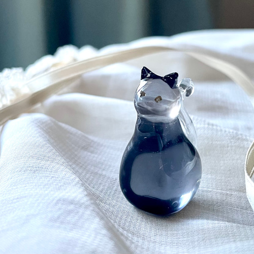 リングスタンド】Black Cat 猫 リングホルダー リングピロー 指輪