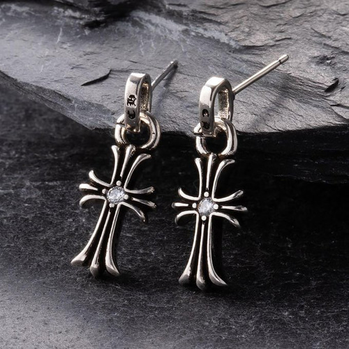 silver925 ピアス クロス silver925 クロス ピアス 十字架 ベイビーファットシルバー 37 ピアス