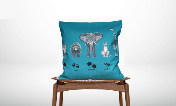 森林坐墊 2025 動物與腳印設計 - 檜木香味 - 第1張的照片